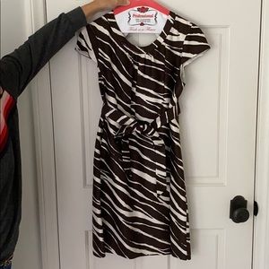 Kate spade zebra print dress